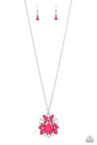 Paparazzi ~ Indie Icon ~ Pink Pendant Necklace Set
