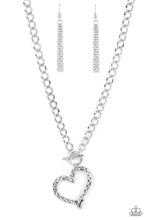 Load image into Gallery viewer, Paparazzi ~ Reimagined Romance ~ Silver Necklace Set