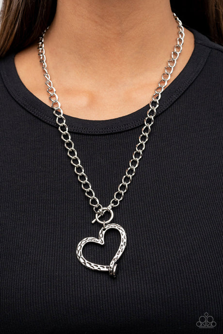 Paparazzi ~ Reimagined Romance ~ Silver Necklace Set