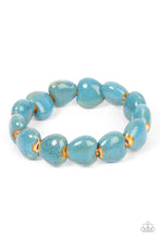 Load image into Gallery viewer, Paparazzi ~ GLAZE a Trail ~ Blue Bracelet