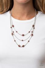 Load image into Gallery viewer, Paparazzi ~ Pearlicious Pop ~ Brown Pearl Necklace Set