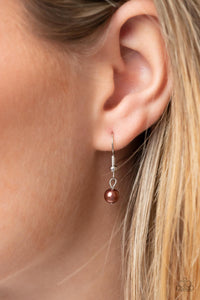 Paparazzi ~ Pearlicious Pop ~ Brown Pearl Necklace Set