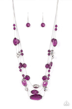 Load image into Gallery viewer, Paparazzi ~ Prismatic Pose ~ Purple Necklace Set