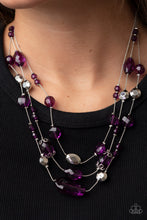 Load image into Gallery viewer, Paparazzi ~ Prismatic Pose ~ Purple Necklace Set