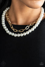 Load image into Gallery viewer, Paparazzi ~ Fiercely 5th Avenue ~ Fashion Fix Complete Trend Blend ~ Gold Necklace Set