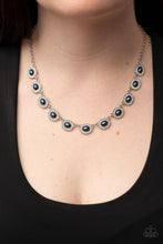 Load image into Gallery viewer, Paparazzi ~ Modest Masterpiece ~ Blue Necklace Set