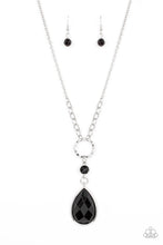 Load image into Gallery viewer, Paparazzi ~ Valley Girl Glamour ~ Black Necklace Set
