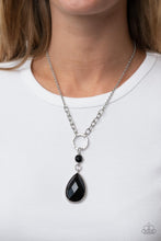 Load image into Gallery viewer, Paparazzi ~ Valley Girl Glamour ~ Black Necklace Set