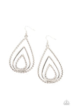 Load image into Gallery viewer, Paparazzi ~ Tastefully Twisty ~ Silver Earrings
