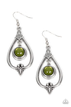 Load image into Gallery viewer, Paparazzi ~ Ethereal Emblem ~ Green Earrings