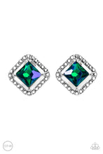Load image into Gallery viewer, Paparazzi ~ Cosmic Catwalk ~ Green Clip-On Earrings