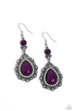 Load image into Gallery viewer, Paparazzi ~ Palace Bribe ~ Purple Earrings