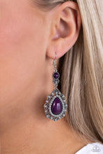 Load image into Gallery viewer, Paparazzi ~ Palace Bribe ~ Purple Earrings