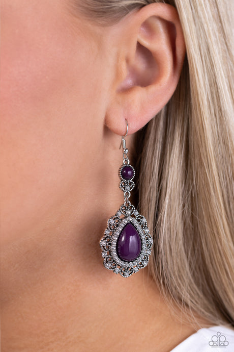 Paparazzi ~ Palace Bribe ~ Purple Earrings
