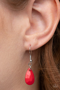 Paparazzi ~ A Passing FAN-cy ~ Red Necklace Set