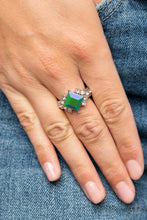 Load image into Gallery viewer, Paparazzi ~ Mind-Blowing Brilliance ~ Green Ring with stretchy band