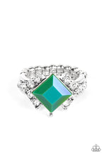 Load image into Gallery viewer, Paparazzi ~ Mind-Blowing Brilliance ~ Green Ring with stretchy band