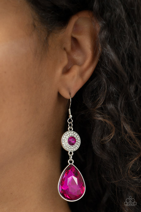 Paparazzi ~ Collecting My Royalties ~ Pink Earrings