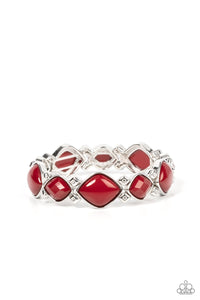 Paparazzi ~ Boldly BEAD-azzled ~ Red Bracelet