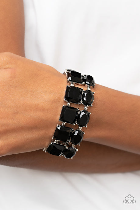 Paparazzi ~ Dont Forget Your Toga ~ Black Bracelet
