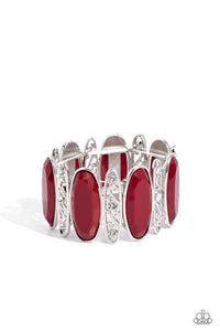 Paparazzi ~ Saturated Sparkle ~ Red Bracelet