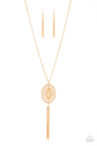 Paparazzi ~ Whimsically Wistful ~ Gold Necklace Set