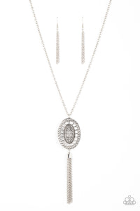 Paparazzi ~ Whimsically Wistful ~ Silver Necklace Set