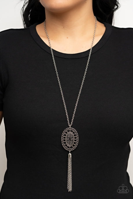 Paparazzi ~ Whimsically Wistful ~ Silver Necklace Set