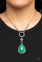 Load image into Gallery viewer, Paparazzi ~ Valley Girl Glamour ~ Green Necklace Set
