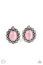 Load image into Gallery viewer, Paparazzi ~ Garden Gazebo ~ Pink Clip-On Earrings
