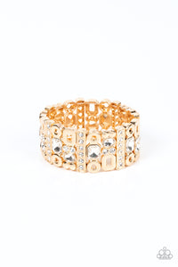Paparazzi ~ Dynamically Diverse ~ Gold Bracelet