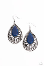 Load image into Gallery viewer, Paparazzi ~ Floral Fairytale ~ Blue Earrings