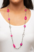 Load image into Gallery viewer, Paparazzi ~ Barcelona Bash ~ Pink Necklace Set