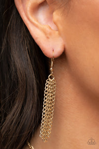 Paparazzi ~ Tai Chi Tassel ~ Gold Necklace Set