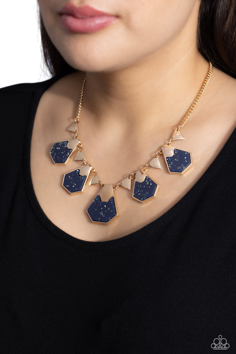 Paparazzi ~ Extra Exclusive ~ Blue Necklace Set