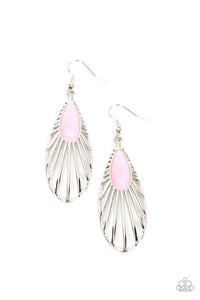 Paparazzi ~ WING-A-Ding-Ding ~ Pink Earrings