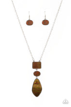 Load image into Gallery viewer, Paparazzi ~ Hidden Cove ~ Brown Necklace Set