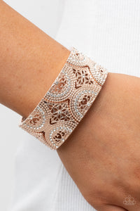 Paparazzi ~ Wheeling and Dealing ~ Rose Gold Bracelet