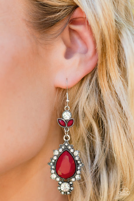 Paparazzi ~ SELFIE-Esteem ~ Red Earrings