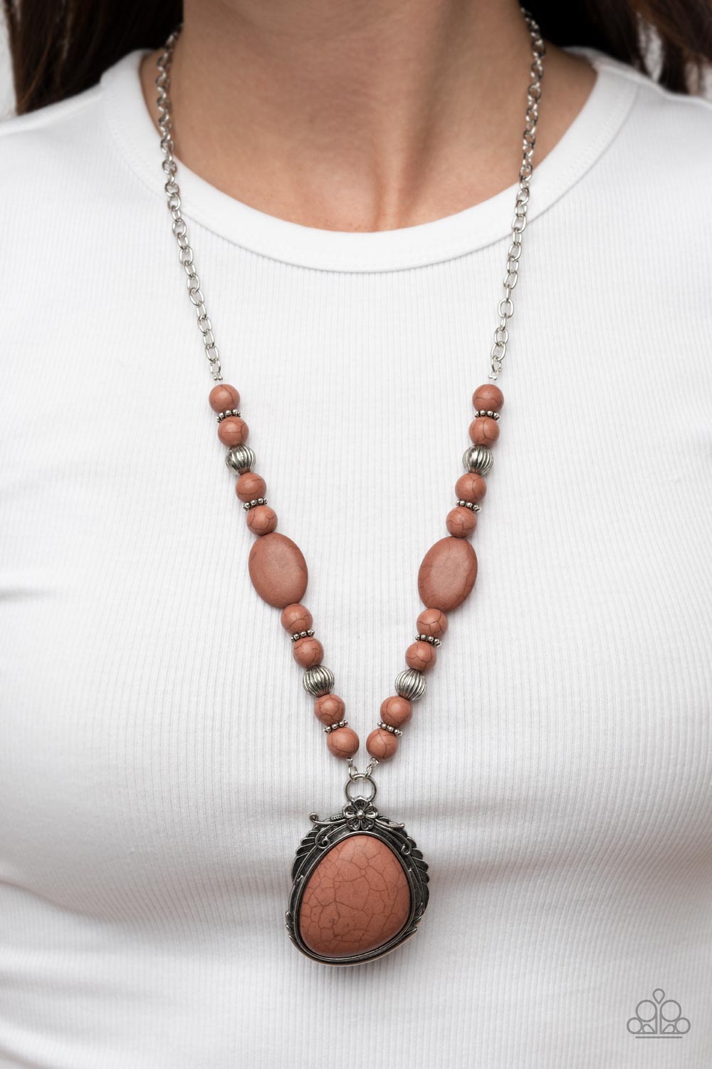 Paparazzi ~ Southwest Paradise ~ Brown Necklace Set