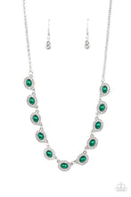 Load image into Gallery viewer, Paparazzi ~ Modest Masterpiece ~ Green Necklace and Bracelet Set