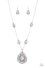 Load image into Gallery viewer, Paparazzi - Magical Masquerade - Silver Necklace Set