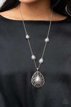 Load image into Gallery viewer, Paparazzi - Magical Masquerade - Silver Necklace Set