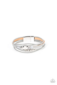 Paparazzi ~ Tahoe Tourist ~ Silver  Bracelet with Magnetic Closure