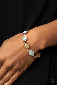 Paparazzi ~ Jewelry Box Bauble ~ Gold Bracelet