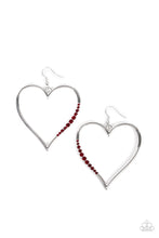 Load image into Gallery viewer, Paparazzi ~ Bewitched Kiss ~ Red Earrings