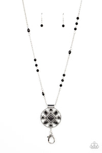 Paparazzi ~ Sierra Showroom ~ Black Lanyard Necklace Set