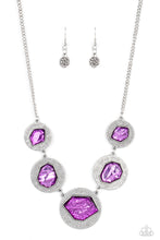 Load image into Gallery viewer, Paparazzi ~ Raw Charisma ~ Purple Necklace Set
