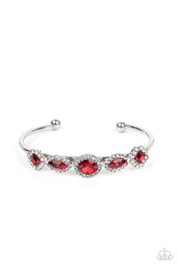 Paparazzi ~ Simmer on GLOW ~ Red Cuff Bracelet