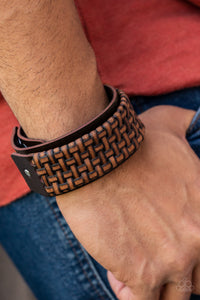 Paparazzi ~ Urban Expansion ~ Men's Brown Urban Bracelet